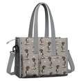 thumbnail image 2 of Teacher Tote Bag,German Shorthaired Pointer Teacher Utility Tote Bag,Large Work Tote Bags for Women with Multiple Pockets,Top Zipper Closure,13.8x10.6x6.7 Inch, 2 of 5