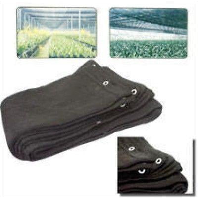 12 X 20' Black Shade Net Mesh Screen Garden Patio RV Nursery Canopy Sun Tarp 