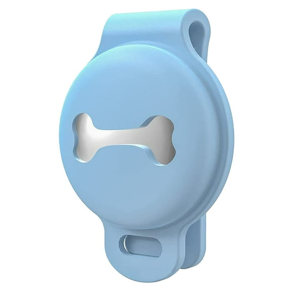 Silicone Bluetooth Locator Cover - Airtag-Compatible, Four Colors & Pet Collar Fit - Protective Case for Tracking Devices on Pets/Schoolbags