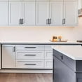 thumbnail image 4 of 10 Pack 6.3 Inch(160mm) Matte Black Cabinet Pulls Knurled Cabinet Handles Cupboard Handles Kitchen Cabinet Hardware for Cupboard Drawer Pulls, 4 of 6