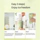 thumbnail image 4 of Portable Ice Cube Mold Release Ice Cup Kitchen Bar Gadgets Orange, 4 of 5