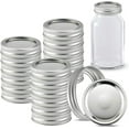 thumbnail image 5 of American Raven - Mason Jar Canning Lids and Rings Regular Mouth |12 Set, Silver| Fits Ball and Kerr Jars, 5 of 6