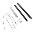 thumbnail image 1 of WiFi Card, 1200Mbps 2.4GHz and 5GHz Double Band Modes NGW Wireless Card, Equipped with BT 4.2, M2 Interface, for Desktop PC, 1 of 7