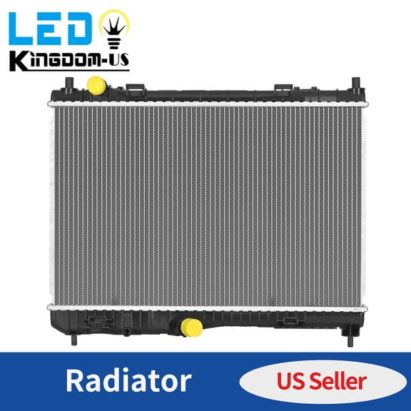 LEDKINGDOMUS Direct Fit Aluminum Radiator for 2003-2007 Ford Courier 1.6L L4 & 2005-2016/2019 Fiesta 1.6L L4 Replaces AE8Z8005B CU13201