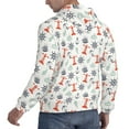 thumbnail image 6 of Pofeuu Lighthouse Sailboat Print Mens Casual Hooded Collar Drawstring Hoodies Pullover Sweatshirts Casual Long Sleeve Shirts-Medium, 6 of 7