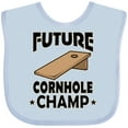 thumbnail image 3 of Inktastic Future Cornhole Player Boys or Girls Baby Bib, 3 of 4