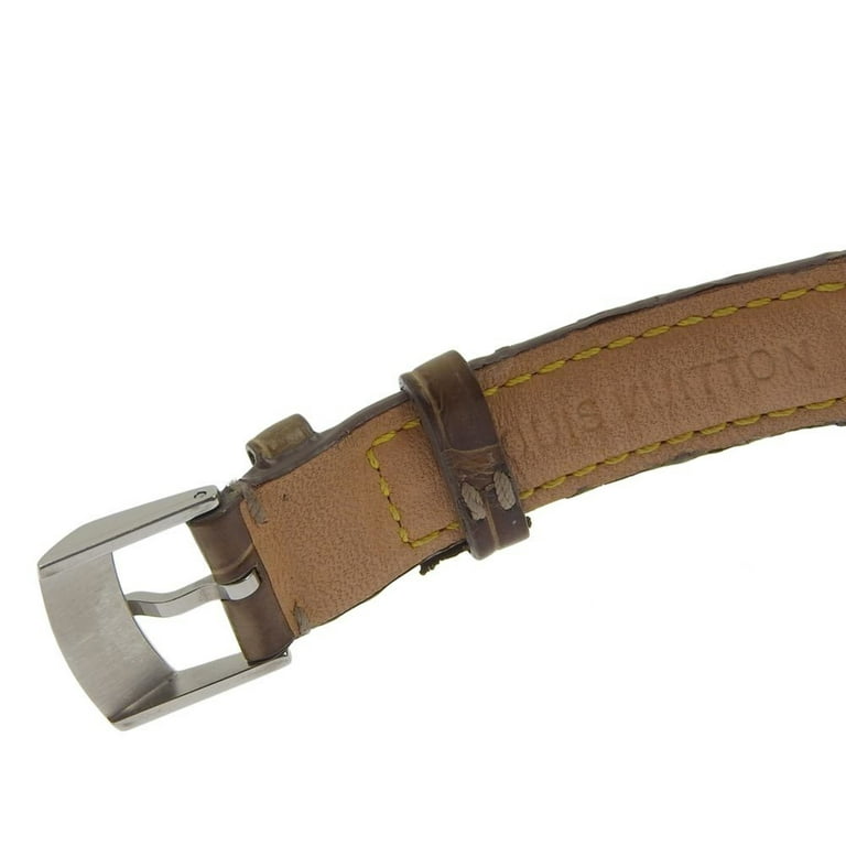Louis Vuitton - Authenticated Tambour Watch - Steel Brown for Women, Good Condition