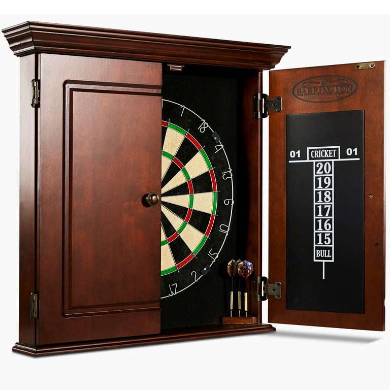 Barrington Chatham Bristle Dartboard, Cabinet Style, Pre-Assembled