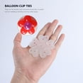 thumbnail image 2 of MLINS 50pcs Transparent Flower Shape Balloon Clips for Easy Balloon Sealing and Party Decoration, 2 of 8