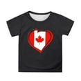 thumbnail image 1 of MEZZALL T-Shirt à Manches Courtes pour Filles, Col Rond, Coupe Décontractée, Noir, 12-13 Ans, 1 of 4