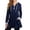 Navy, variant on PMVFHDE Women Thin Hoodie Zip Up Long Sleeve Tunic Hem Slim Fit Pullover Sweatshirt Casual Womens Workout Tops ,XXXL