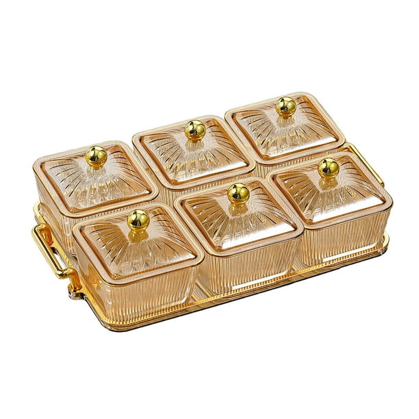 Appetizer Serving Tray Divided Appetizer Tray with Rack Luxury