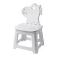 thumbnail image 1 of Taburete con escalón para niños, taburete de cocina con soporte para la espalda, silla plegable con capacidad para hasta 300 , taburete plegable Dinosaurio, 1 of 8