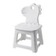 thumbnail image 1 of Taburete con escalón para niños, taburete de cocina con soporte para la espalda, silla plegable con capacidad para hasta 3 , taburete plegable Dinosaurio, 1 of 9