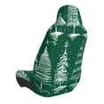 thumbnail image 2 of Wukai Christmas Trees Full Set Car Seat Covers with Soft Padding Universal Auto Front Seats Protector and Cushion Mat, 2 of 5