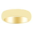thumbnail image 3 of AFFY Men's 6MM Domed Wedding Band Ring In 14k Solid Yellow Gold Ring Size-7, 3 of 3