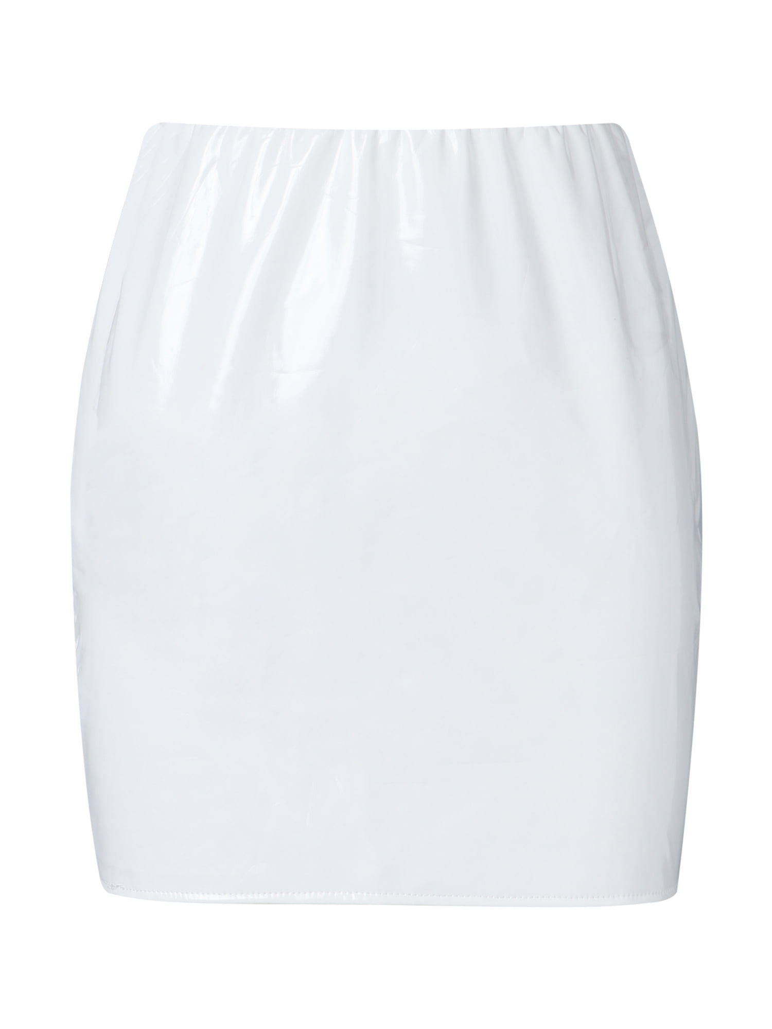 bagilaanoe-women-neon-leather-bodycon-mini-skirt-shiny-liquid-metallic