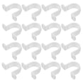 thumbnail image 2 of Shisuyan Pipe Bracket Clamps White Fixation for Pipes on Various Surfaces 30Pack, 2 of 9