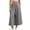 Black, variant on Women Wide Leg Cropped Pants Gingham Elastic High Waist with Pockets Loose Casual Pants