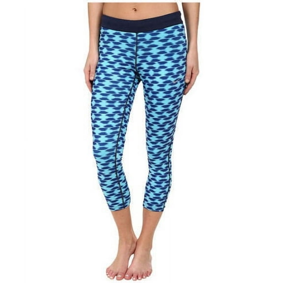 Nike Relay Print Women's Blue Capri Tights Pants Size XS