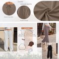 thumbnail image 5 of SUNBS Womens Loose Lounge Sweatpants High Waisted Wide Leg Pants with Pockets Palazzo Trousers, 5 of 9