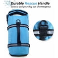 thumbnail image 2 of Ripstop Life Jackets For Dogs With Strong Buoyancy And Rescue Handle, Reflective-L Blue, 2 of 7