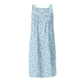 thumbnail image 7 of Aria Women's Sleeveless 100% Cotton Nightgown, Sizes XS-5X, 7 of 7