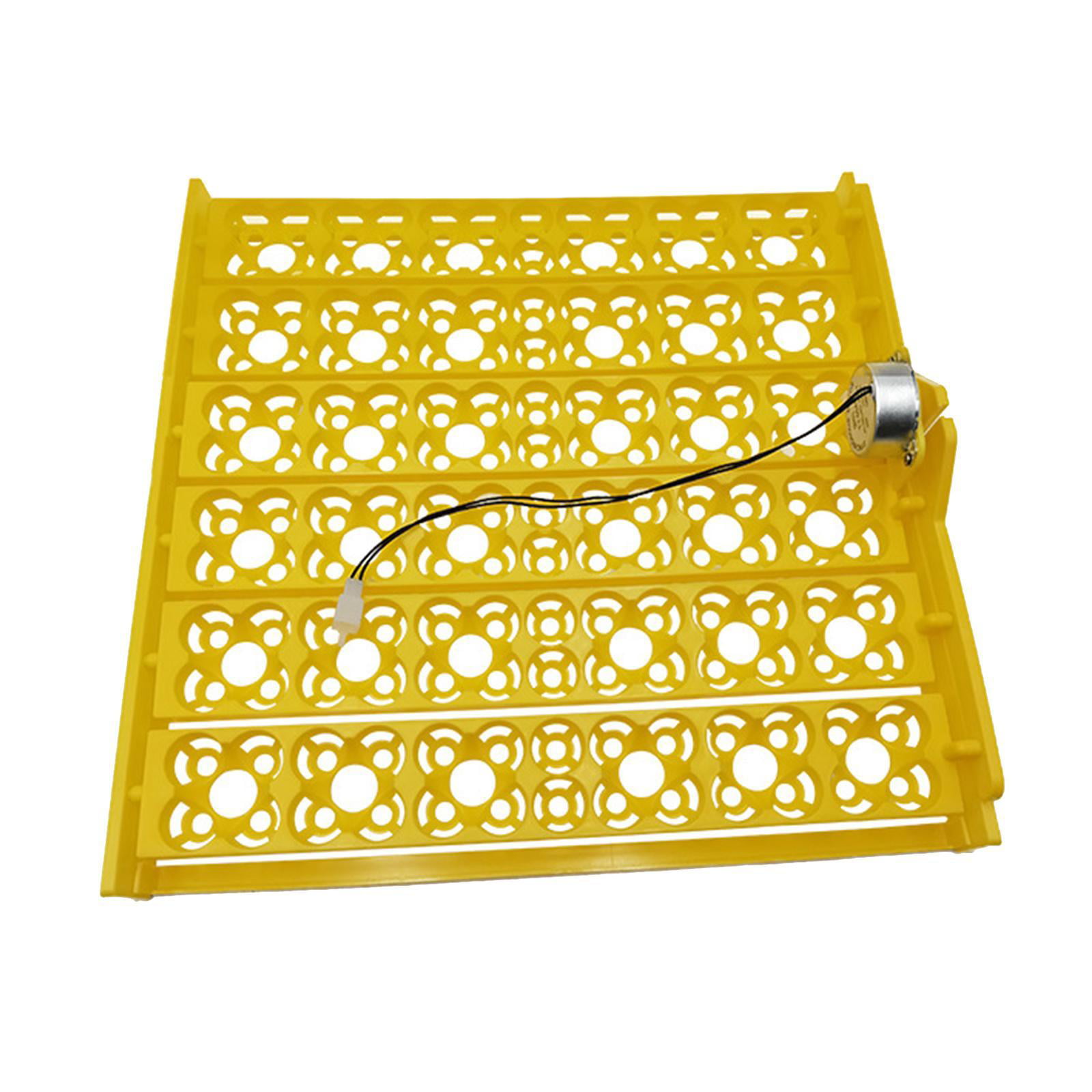 nedenunder værksted lejesoldat Yellow Eggs Incubator Turning Tray with DC 12V Poultry Hatching Device for  36 Chicken Eggs, or 156 Quail Eggs - Walmart.com