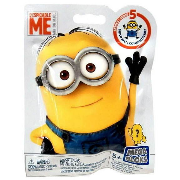 Mega Bloks Minion Made Mystery Pack Action Figure for Ages 5 and Up 1 Figure