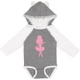 thumbnail image 3 of Inktastic Little Ballerina Girls Long Sleeve Baby Bodysuit, 3 of 5