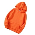 thumbnail image 3 of Sudadera con capucha Sudadera con capucha unisex de algodón Sudadera con capucha que absorbe el sudor Sudadera con capucha, Naranja, 3XL Advancent AP000776-71, 3 of 7
