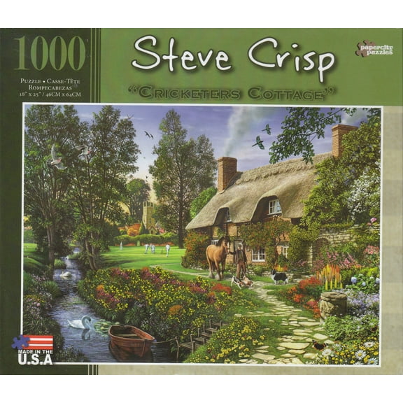 Cricketers Cottage 1000 Piece Puzzle