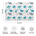 thumbnail image 3 of LightBlue Dinosaurs Eggs Pattern Bathroom Rugs Mat,Non Slip Microfiber Bathroom Rug,Rubber Backing,Soft Bathroom Mats for Bathroom Floor,Tub and Shower,20x32in(50x80cm), 3 of 5