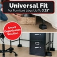 thumbnail image 6 of iPrimio Bed Risers 2 Inch - Square, 2 Inch Lift, Heavy Duty, 6 Pack, Up to 10000lbs - Bed Raising Blocks, Furniture Risers - Safe, Sturdy Bed Lifts for College Dorm Rooms, Couches, Tables, Desk Riser, 6 of 6