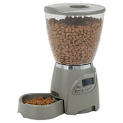 Angle View: Petmate Portion Right Programmable Food Dispenser, 30 Cups