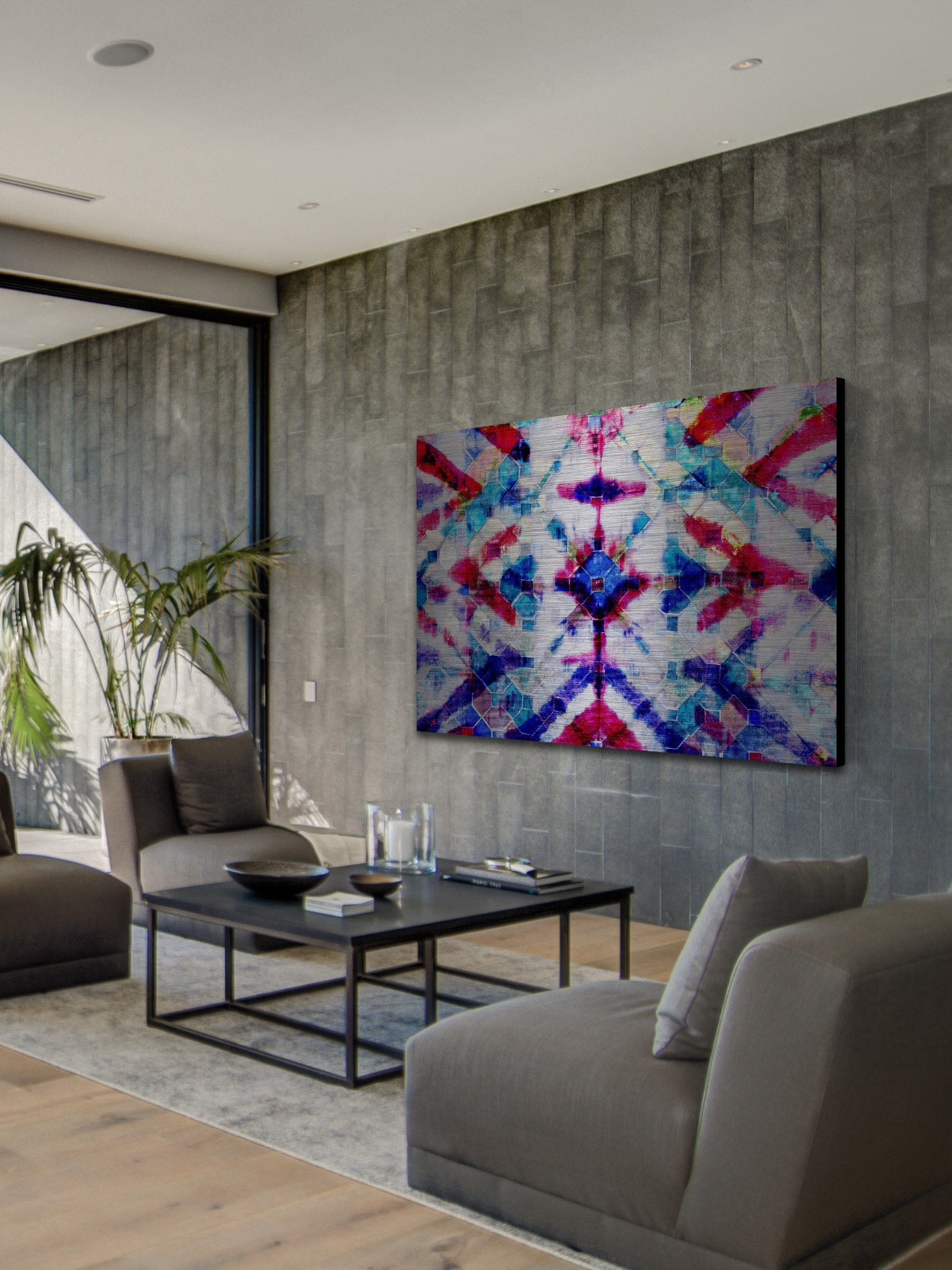 Agourai by Parvez Taj Painting Print on Brushed Aluminum