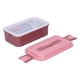 thumbnail image 4 of Contenedor de alimentos de acero inoxidable 304, caja de almuerzo rectangular aislada portátil Bento Box con asa de una sola capa 700 ml, 4 of 14