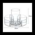 thumbnail image 4 of 2 Uds Estante de Almacenamiento de CosméTicos Maquillaje Tocadiscos Organizador Bandeja Giratoria para JoyeríA Caja de Almacenamiento Multifuncional, 4 of 5