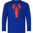 thumbnail image 3 of Inktastic Lobster Distressed Ocean Creature Long Sleeve Youth T-Shirt, 3 of 5