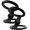 Black, variant on Double-Sided Magnetic Fidget Spinner Stand, 2-in-1 Magnetic Phone Stand & Fidget Spinner Combo, 360° Spin Foldable Magnetized Phone Mount – for All Phone