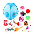 thumbnail image 4 of TISHITA 13 Pieces Cat Toys Interactive Toy with Ball Foldable Tent Teaser Cat House, 4 of 8