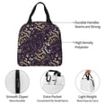 thumbnail image 3 of Rateoe Dice Pattern Insulated Lunch Bag with Thick Aluminum Foil Lunch Tote Bag with Front Pocket for Men and Women, Ideal for Work, School, Picnics, and Travel, 3 of 5