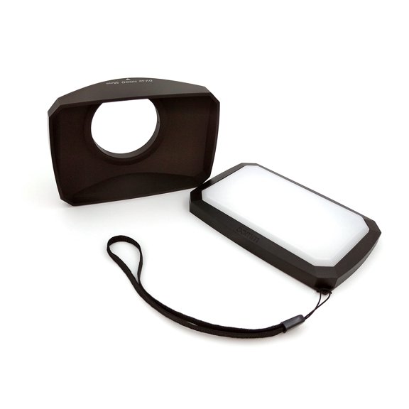 Parasol de lente Mennon 55 mm 16:9 gran angular para Sony FDR AX40 AX43 AX53 AX55