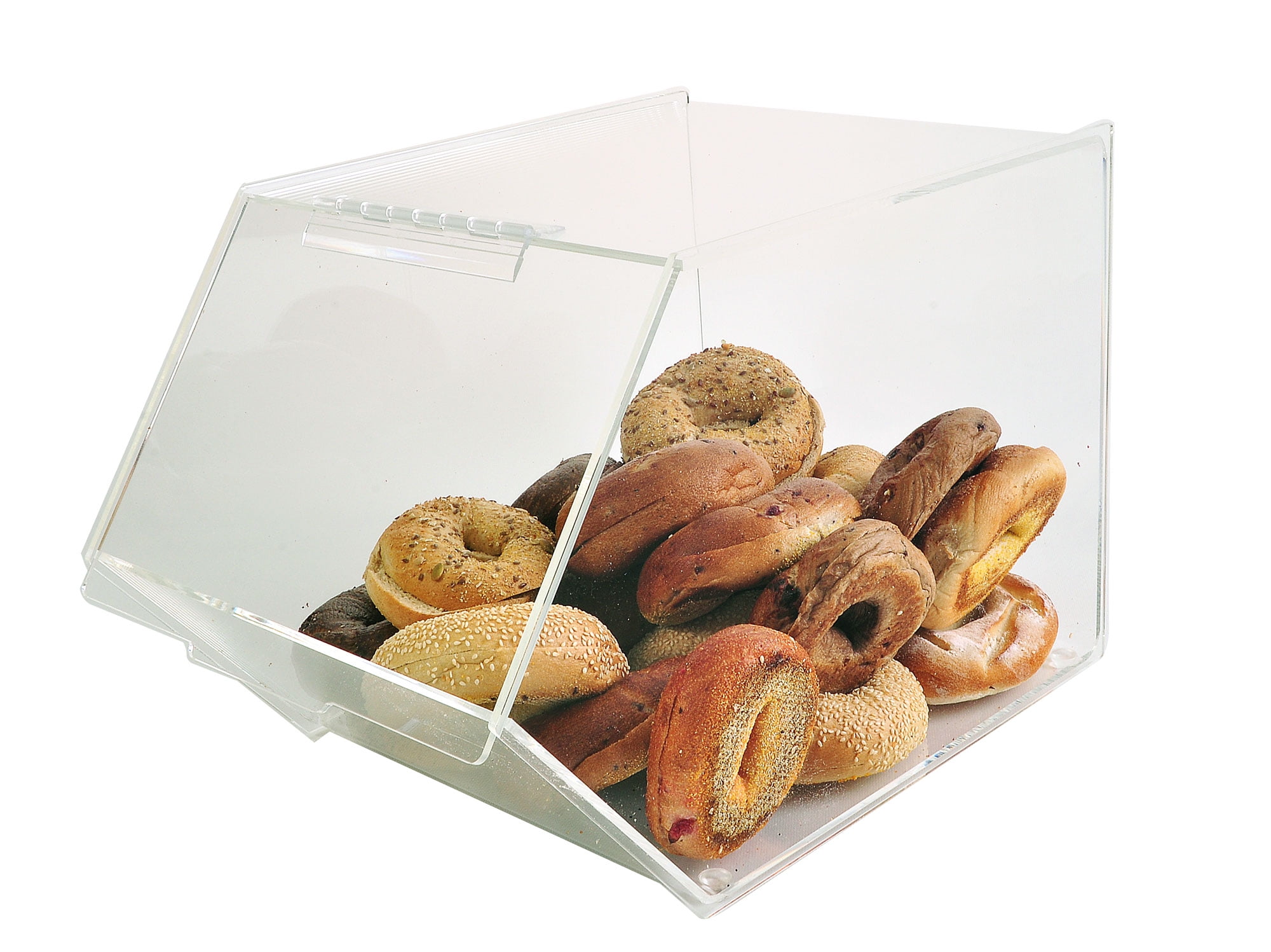 Stackable Bagel Bin, Storage Bin, Retail Bin, Food Bin 12H x 12W x