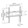 thumbnail image 3 of Speedex LP42-44DT Support Mural Inclinable Économique et Robuste pour Téléviseur, pour la Plupart des Téléviseurs à Écran Plat LED, LCD de 32 Pouces-55 Pouces, 3 of 3