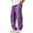 Purple, variant on Men’s Loose Fit Cargo Pants with Multiple Pockets Drawstring Waist Casual Streetwear Trousers for Daily Wear