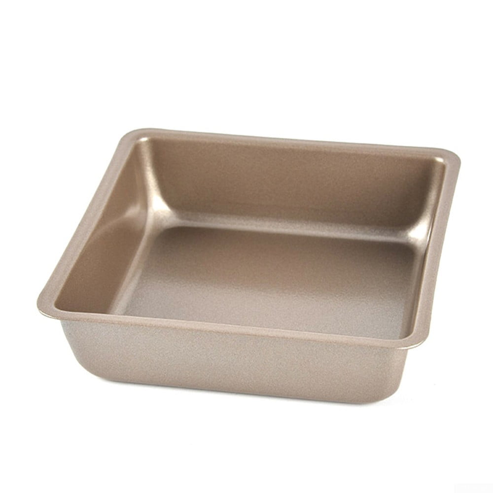 4 Inch Large Square Cake Mold Pan Tins Non-stick Loaf Bread Baking Tray Moulds 