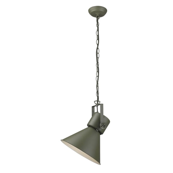 Trend Lighting TP10026GN Crew 1-Light Green Pendant