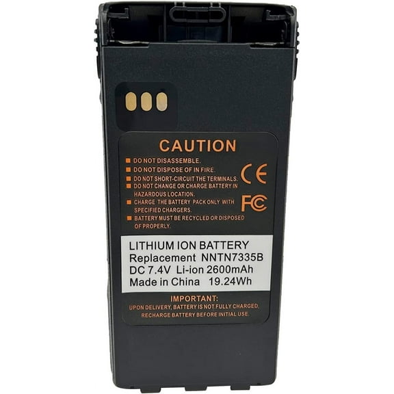 NNTN7335B NNTN7335 NNTN7335A 2600mAh Li-ion Battery Compatible with XTS1500 XTS2500 XTS2250 XTS2000 XTS1000 PR1500 MT1500 NT1500