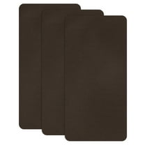 Uxcell 3-Pack Polyester Repair Patches, 7.9 x 3.9" Self-Adhesive Fabric Repair Patches for Sofas, Dark Brown